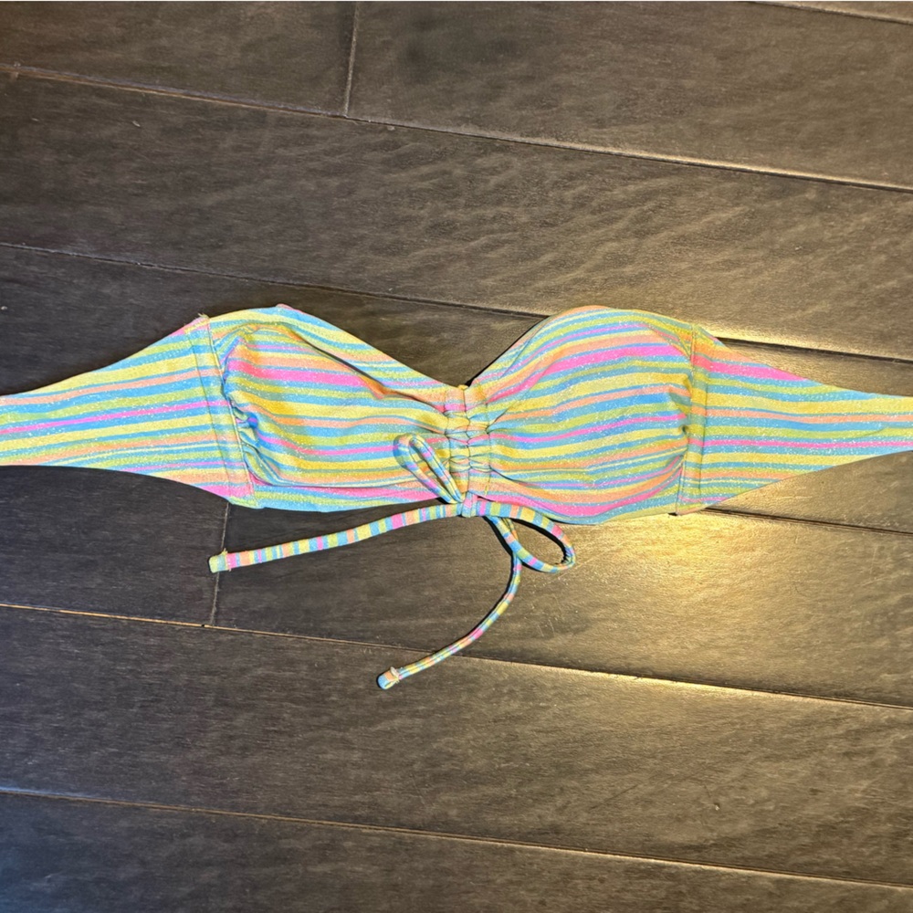 Pastel Striped Bikini - Picture 3 of 8